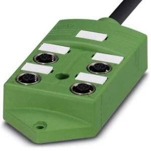 Phoenix Contact SACB-4/ 8- 5,0PUR SCO 1516988 Passieve sensor/actorbox M12-verdeler met metalen schroefdraad 1 stuk(s)