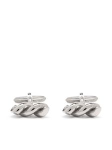 Lanvin boutons de manchette à design torsadé - Argent