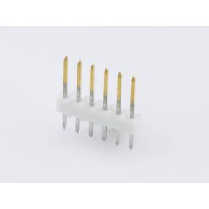 Molex 22102061 Male header, inbouw (standaard) Totaal aantal polen: 6 Rastermaat: 2.54 mm Inhoud: 1 stuk(s) Bag