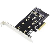 Digitus DS-33170 2 + 1 poorten M.2-controller PCIe Geschikt voor: 2230, 2242, 2260, 2280 Incl. Low-Profile slotplaat