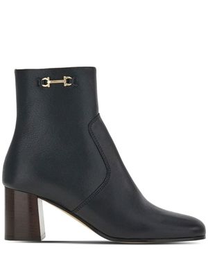 Ferragamo bottines Otello à détail de boucle - Noir