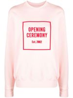 Opening Ceremony sweat ample à logo Box 3D - Rose