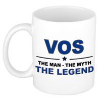 Vos The man, The myth the legend cadeau koffie mok / thee beker 300 ml