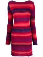 Gimaguas robe Cezza à rayures - Rouge