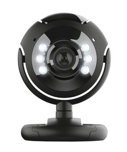 Trust Spotlight Pro webcam, met ingebouwde microfoon en ledlampjes