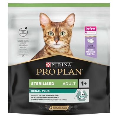 PURINA Pro Plan Sterilised Renal Turkey - droog kattenvoer - 400g