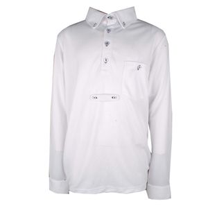 QHP Roan wedstrijdshirt jr wit maat:140