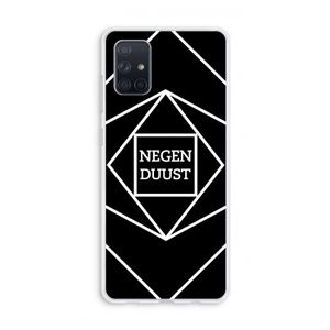 Negenduust geometrisch: Galaxy A71 Transparant Hoesje