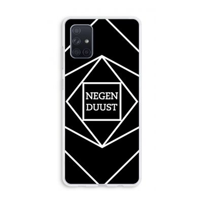 Negenduust geometrisch: Galaxy A71 Transparant Hoesje