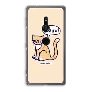 Miauw: Sony Xperia XZ2 Transparant Hoesje