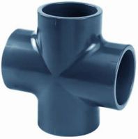Aquaforte PVC Kruisstuk 12mm met Lijmverbinding voor Efficiënte Waterverdeling in Vijvers