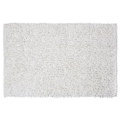 Badmat Sealskin Twist 60x90 cm Microfibre Wit