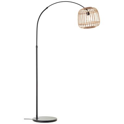 Brilliant Rotan booglampNikka 171cm - 93178/76
