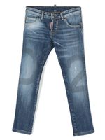 DSQUARED2 KIDS jean skinny Cool Guy à effet usé - Bleu - thumbnail