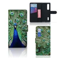 OPPO Find X2 Pro | Telefoonhoesje | Met pasjeshouder | Pauw