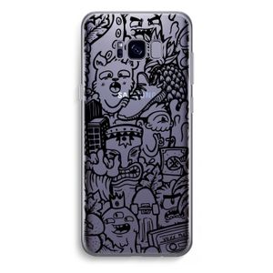 Vexx Black Mixtape: Samsung Galaxy S8 Plus Transparant Hoesje