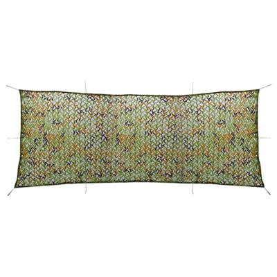 Camouflagenet met opbergtas 1,5x5 m groen