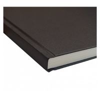Oxford ""Sketchbook"" dummyboek, 96 vel, 100 g/m², ft A5, zwart - thumbnail