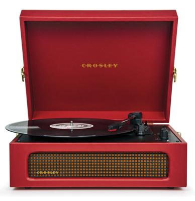 Crosley Voyager Portable Retro Platenspeler - Burgundy