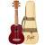 Flight Gemstone Series NUS380 Coral sopraan ukelele met gigbag