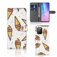 Samsung S10 Lite Book Cover Icecream