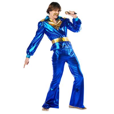 Dancing King Kostuum Heren Blauw