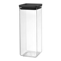 Brabantia Tasty+ Stapelbare Voorraadbus 2,5 L - Dark Grey