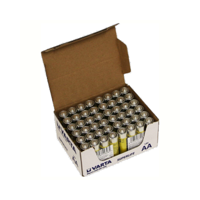 Varta superlife aa batterijen. zink-carbon. per 60. (werkplaatsverpakking)