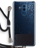 Moroccan Print: Huawei Mate 10 Pro Transparant Hoesje met koord