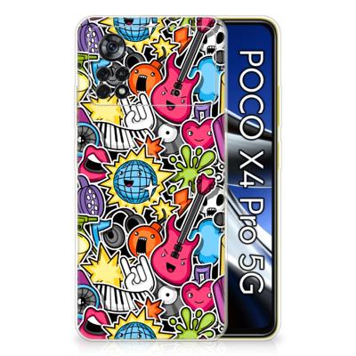 Xiaomi Poco X4 Pro 5G | Sillicone Back Cover | Punk Rock