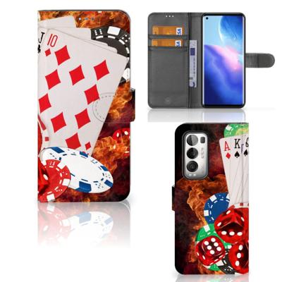 OPPO Find X3 Neo 5G | Wallet Case | met Pasjes | Casino