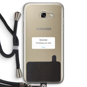 Reminder: Samsung Galaxy A5 (2017) Transparant Hoesje met koord