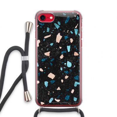 Terrazzo N°11: iPhone SE 2020 Transparant Hoesje met koord