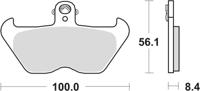 TRW Brake pad mcb 680 sv sintered metal