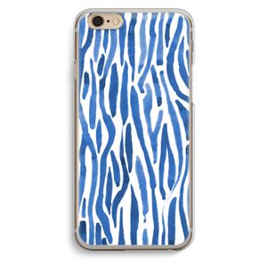 Blauwe nerven: iPhone 6 / 6S Transparant Hoesje