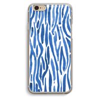 Blauwe nerven: iPhone 6 / 6S Transparant Hoesje