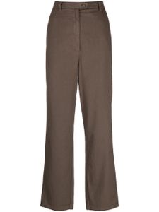 Kristensen Du Nord pantalon à boutonnière décalée - Marron