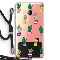 Sanseveria: HTC U Play Transparant Hoesje met koord Sanseveria: HTC U Play Transparant Hoesje met koord