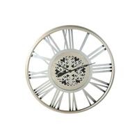 Muurklok Home ESPRIT Zilverkleurig Ijzer 102 x 9,5 x 102 cm