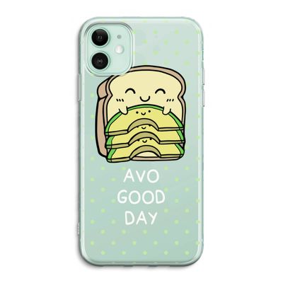 Avo Good Day: iPhone 11 Transparant Hoesje