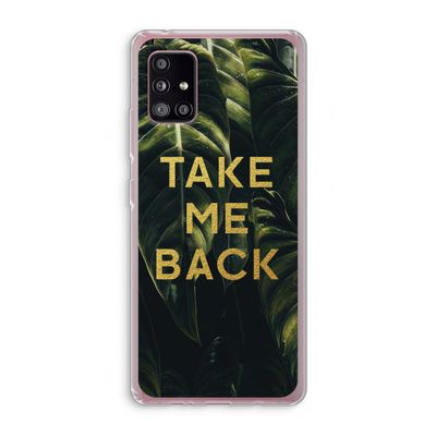 Take me back: Samsung Galaxy A51 5G Transparant Hoesje