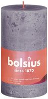 Bolsius Rustiekkaars shine 100/50 frosted lavender (1 st)