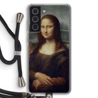 Mona Lisa: Samsung Galaxy S21 FE Transparant Hoesje met koord
