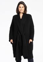Yoek Vest met shawlkraag | Zwart | Maat 42/44