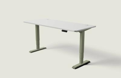 Desktronic HomePro bureau Olijfgroen / Grijs / 180x80 cm