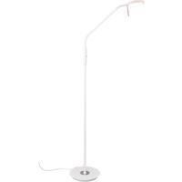 LED Vloerlamp - Trion Amon - 12W - Aanpasbare Kleur - Dimbaar - Rond - Mat Wit - Metaal - thumbnail