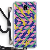 Skew Blush 1: Samsung Galaxy J5 (2017) Transparant Hoesje met koord