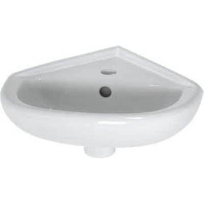 Jika Euroline hoekfontein 44.5x42.5cm wit h8166120001041