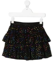 Alberta Ferretti Kids jupe à volants superposés - Noir