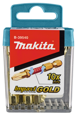 Makita Accessoires Slagschroefbits PZ2x50mm - B-39540 - B-39540